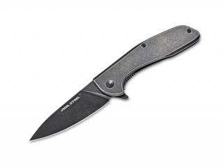 Kapesní nůž Real Steel E571 Black Stonewash