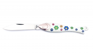 Kapesní nůž Rybička 130-NZn-1 Květy