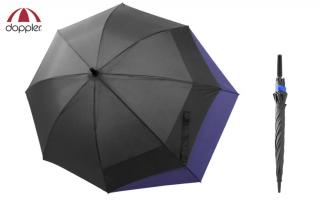 Pánský elegantní holový vystřelovací deštník
