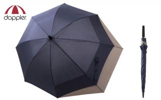 Pánský elegantní holový vystřelovací deštník
