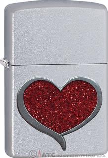 Zapalovač Zippo GLITTER HEART 20042