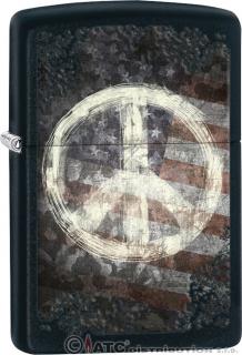 Zapalovač ZIPPO PEACE ON FLAG 26750