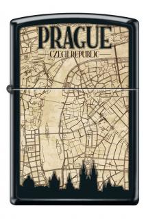 Zapalovač Zippo Prague Old Map