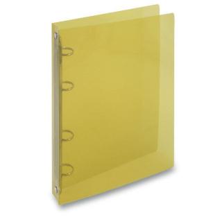 4koužkový pořadač Transparent, A4, hřbet 20 mm - mix motivů Barva: Žlutá