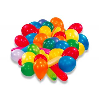 balónky mix barev a tvarů