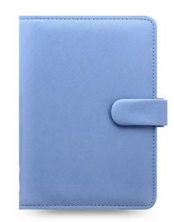 Diář Filofax Saffiano, Osobní A6 - týdenní, vista blue