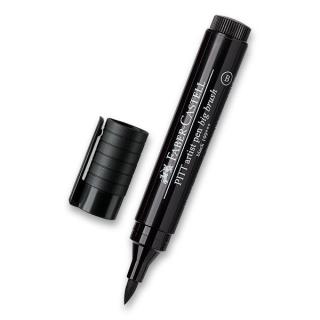 Faber-Castell 199 6749 Pitt Artist Pen Brush černé a šedé odstíny Barva: Černá 199 - B tlustý