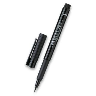 Faber-Castell 199 6749 Pitt Artist Pen Brush černé a šedé odstíny Barva: Černá 199 - SB