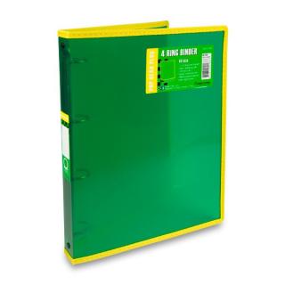 Folder Mate 4 kroužkový pořadač Pop Gear Plus A4 30 mm modrý Barva: Zelený