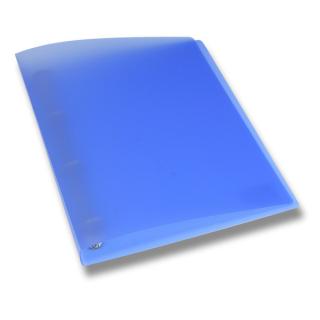 Karton P + P 4 kroužkový pořadač 25 mm Opaline čirý Barva: Modrá