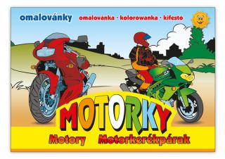 Omalovánky A5 Motorky MFP