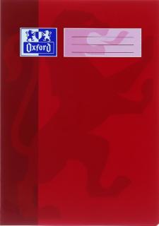 Oxford Sešit bezdřevý 460 A4 čistý 60 listů Barva: Červená