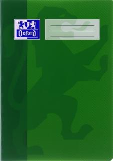 Školní sešit Oxford, A5, 520 - 20 listů, čistý Barva: Zelená