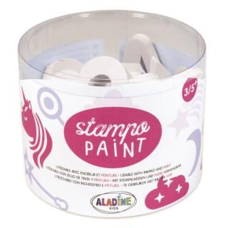 StampoPaint, malovací pěnová razítka - jednorožci