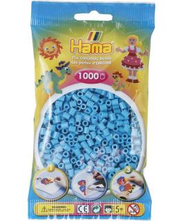 Zažehlovací korálky Hama 1000 ks - jednotlivé barvy Barva: azurově modré