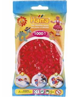Zažehlovací korálky Hama 1000 ks - jednotlivé barvy Barva: červené