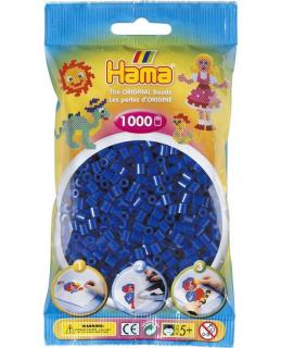 Zažehlovací korálky Hama 1000 ks - jednotlivé barvy Barva: modré