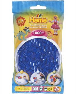 Zažehlovací korálky Hama 1000 ks - jednotlivé barvy Barva: neonově modré