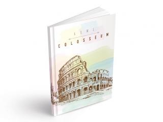 Záznamová kniha A5 MFP Koloseum 100 listů linkovaná