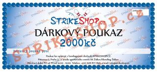 Dárkový poukaz v hodnotě 2000,- Kč