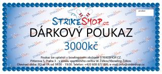 Dárkový poukaz v hodnotě 3000,- Kč