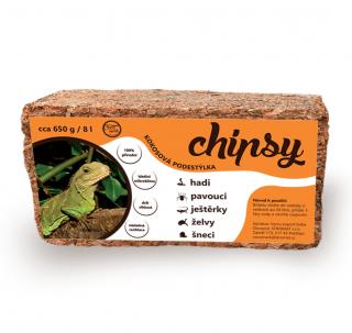 Kokosové chipsy briketa 55l Objem: 8l