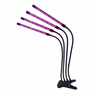 LED osvětlení s klipem, 4 nastavitelné lišty