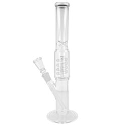 Skleněný bong s perkolací Transparent, 38cm
