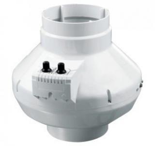 Ventilátor VK 100mm U, 250m3/h s regulací otáček a termostatem