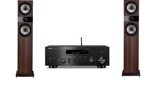 Fyne Audio 303 + Yamaha R-N602 - sloupové reprosoustavy Barva: Fyne Audio 303 walnut + Yamaha R-N602 Black