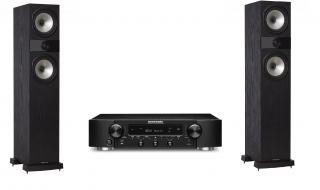 Fyne Audio F303+Marantz NR1200 - sloupové reprosoustavy Barva: Fyne Audio F303 Black + Marantz NR-1200 Black