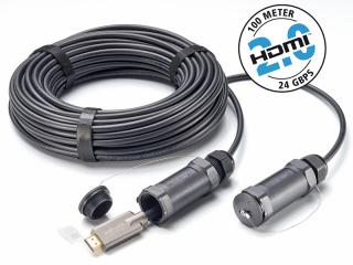 InAkustik Optical HDMI Micro - HDMI kabel Délka: 1,0m
