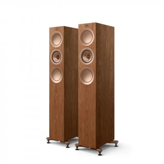 Kef R5 Meta - sloupová reprosoustava Barva: Ořechové dřevo