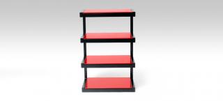 NorStone ESSE HiFi - hifi stolek Barva: Červené sklo