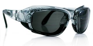 Brýle na lyžování MODULAR 1 Esprit čočky: tmavě šedé, rám: šedý transparentní