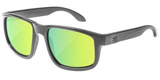 Sluneční brýle NYC-ONE čočky: tmavě zelená, rám: gun metal lesklý