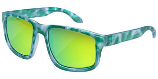 Sluneční brýle NYC-ONE čočky: tmavě zelená, rám: kamufláž oceán matný