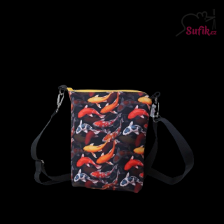 Kabelka crossbody A5 koi kapříci
