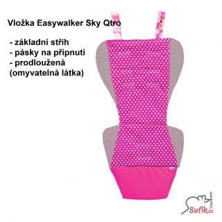 Vložka do kočárku EASYWALKER SKY/Qtro prodloužená NA PŘÁNÍ (nelze zaslat na dobírku)