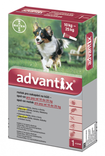 Advantix Spot-On pro psy 10-25 kg