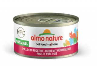 Almo Nature HFC WET CAT kuře s játry 70 g