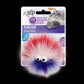 Chlupatý míček Fluffy Furry Ball - se šantou 9,5 cm