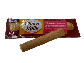 Churu Dog ROLKY KUŘE, TUŇÁK, LOSOS 12 g - 1 ks