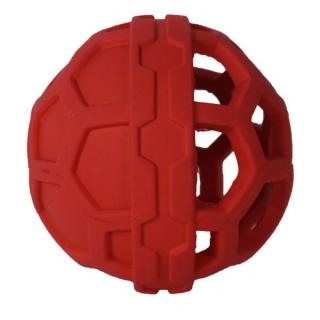 JW Hol-EE Děrovaný míč pískací - Treat N Squeak 9 cm