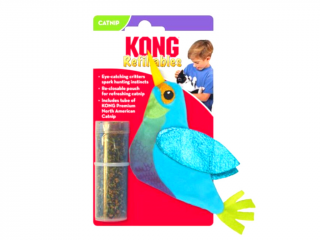 KONG hračka cat Refillables kolibřík se šantou