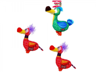 KONG hračka textil Ballistic Vibez pták Dodo M/L