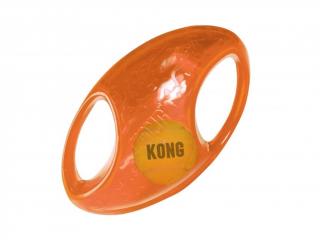 Kong Jumbler míč rugby guma + tenis. M/L 17,5x11 cm