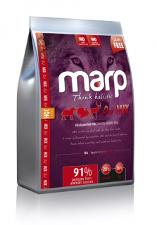 Marp Holistic Red Mix - hovězí, krůtí, zvěřina bez obilovin 12 kg