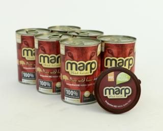 Marp Pure Wild Boar konzerva pro psy 6x400 g