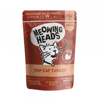 MEOWING HEADS Top Cat Turkey kapsička 100 g